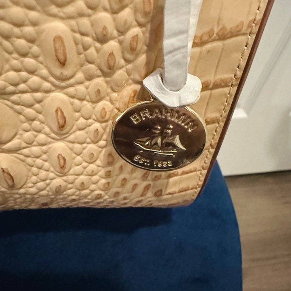 Brahmin Mini Arno Apricot Crandon 00364 - Picture 7 of 14